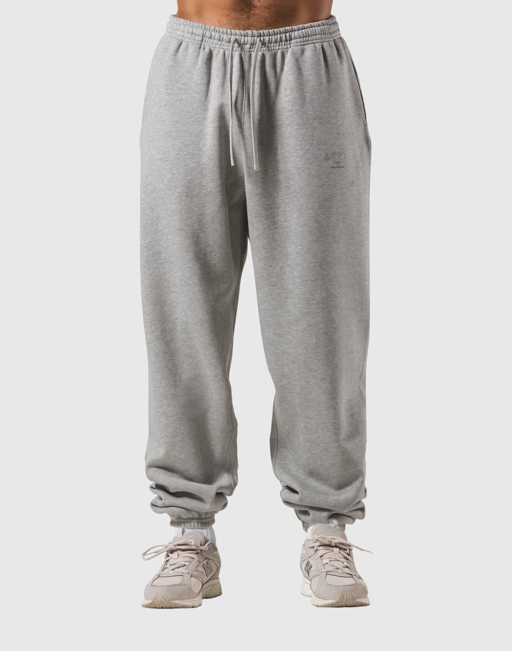 Relax Fit Loose Sweat Pants - Grey – LÝFT