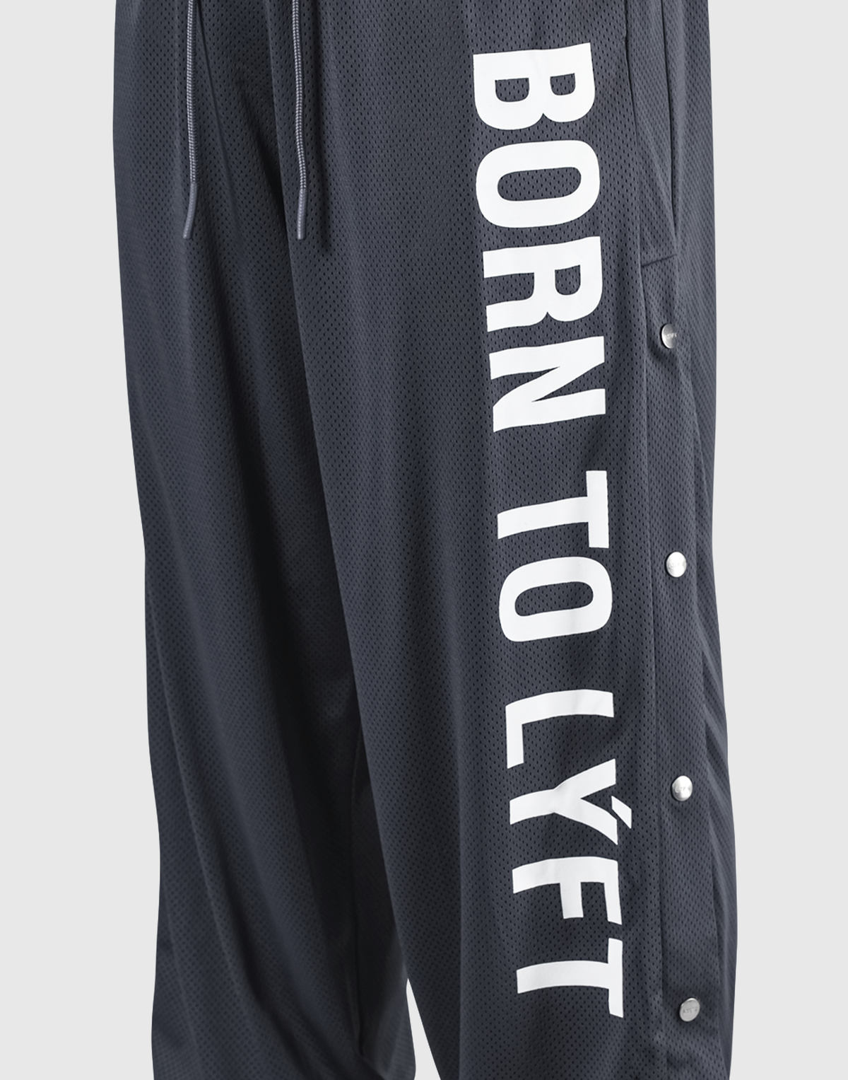 Relax Fit Mesh Pants - D.Grey – LÝFT Relax Fit Mesh Pants - D.Grey – LÝFT