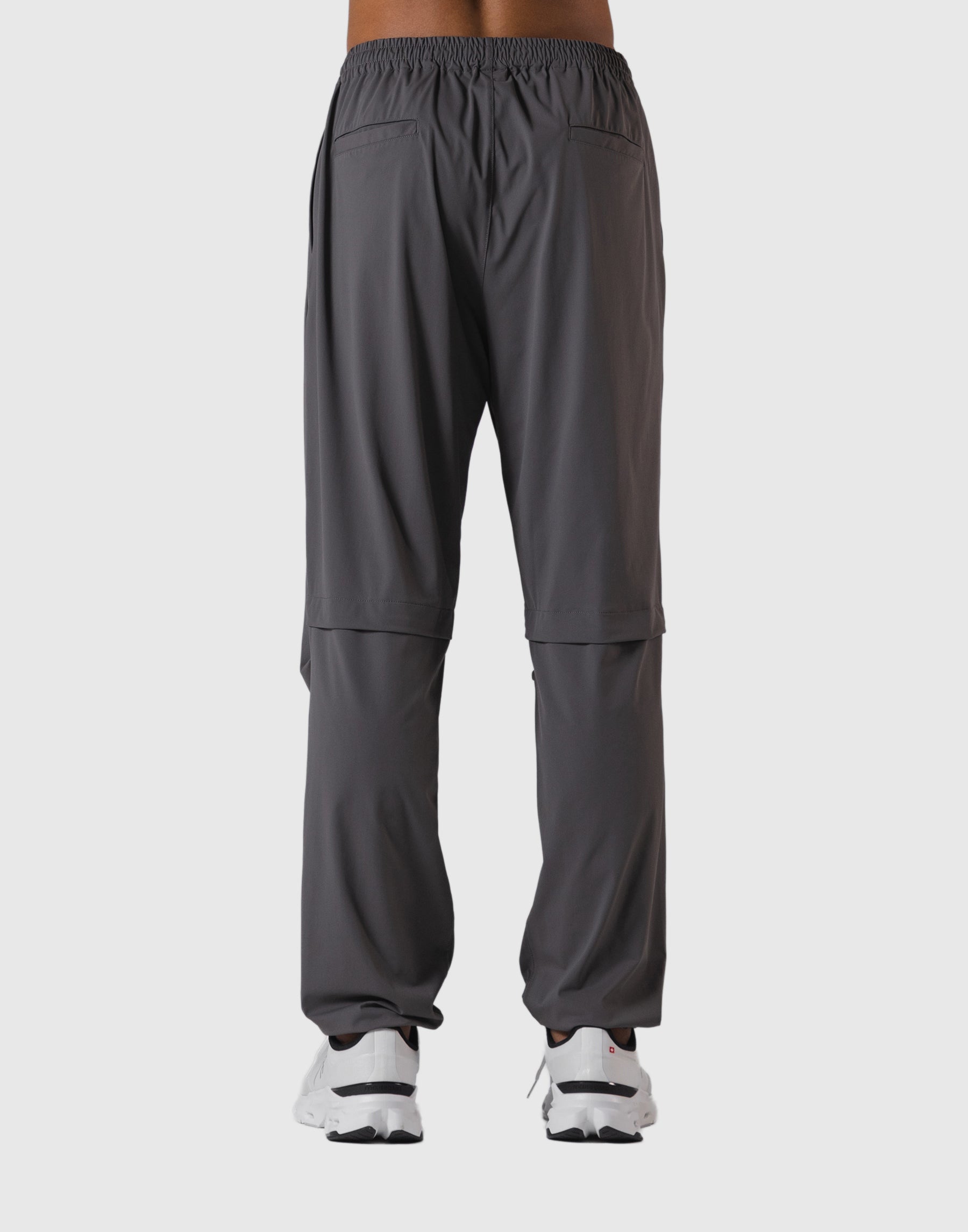 Stretch Nylon Straight Long Pants - D.Grey – LÝFT