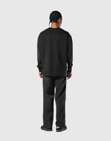 Vintage London Logo Long T-Shirt - Black