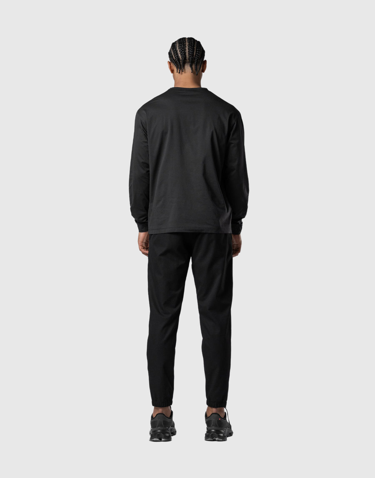 Reflector LÝFT Logo Mesh Long T-Shirt - Black