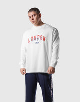 Vintage London Logo Long Sleeve T-Shirt - White
