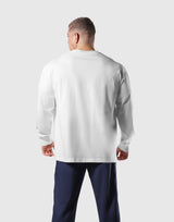 Vintage London Logo Long Sleeve T-Shirt - White