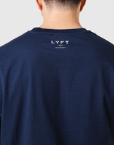 Old Ý Raglan Long Sleeve T-Shirt - Navy