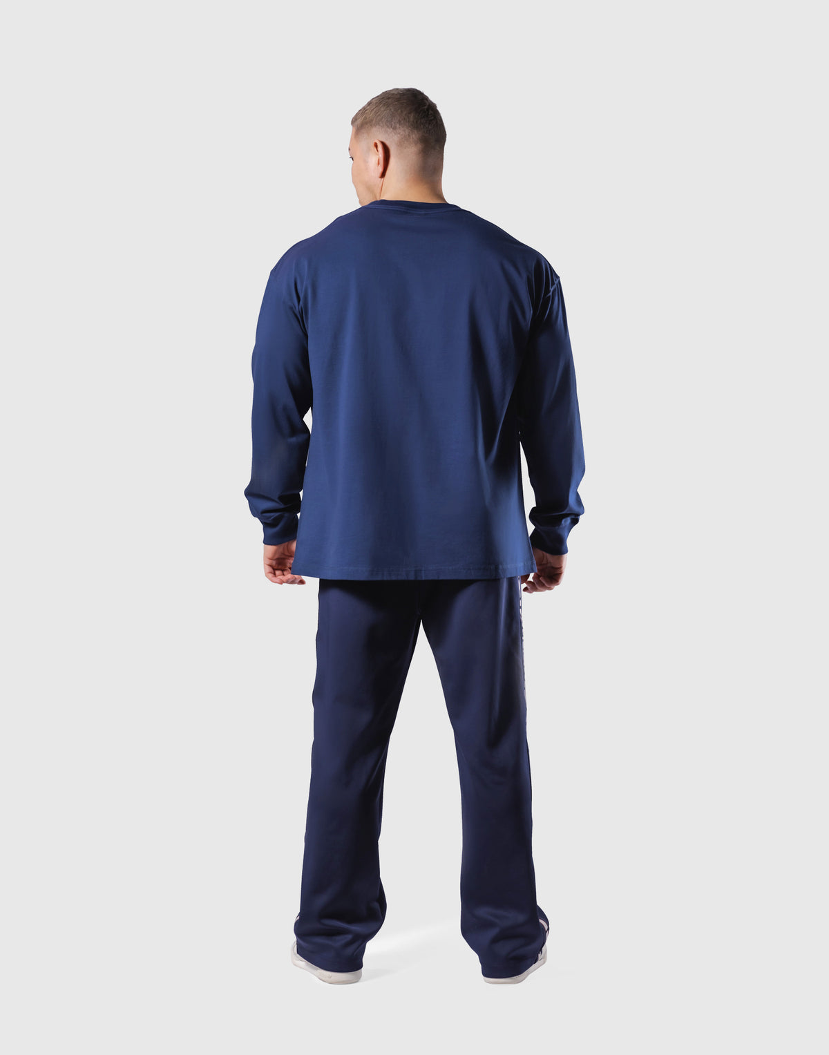 Vintage London Logo Long T-Shirt - Navy