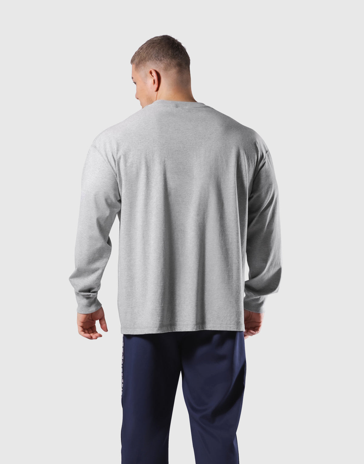 Vintage London Logo Long T-Shirt - Grey