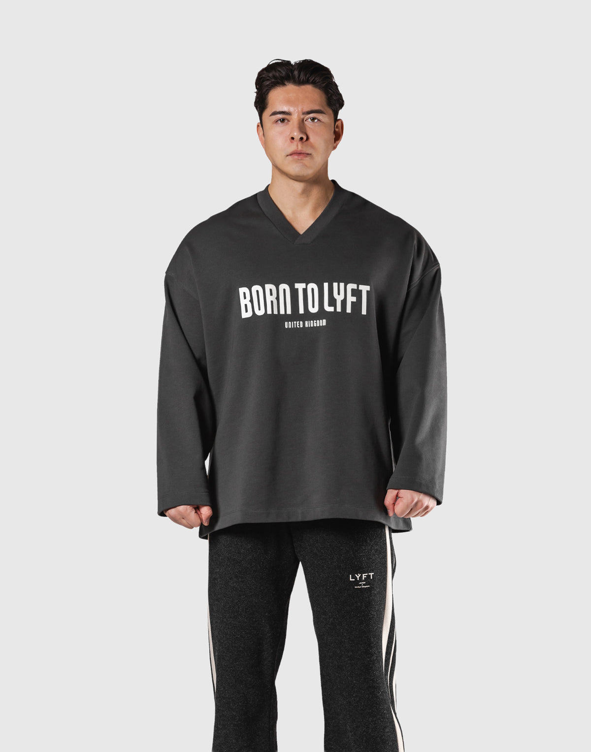 Extend Cotton Long Sleeve T-Shirt - D.Grey – LÝFT