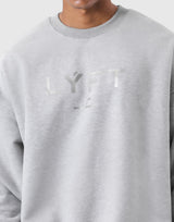 LÝFT Oversize Crew Neck Sweat - Grey