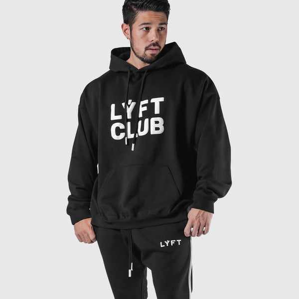 LYFT コラボパーカー LÝFT CLUB Oversize Sweat Hoodie - Black