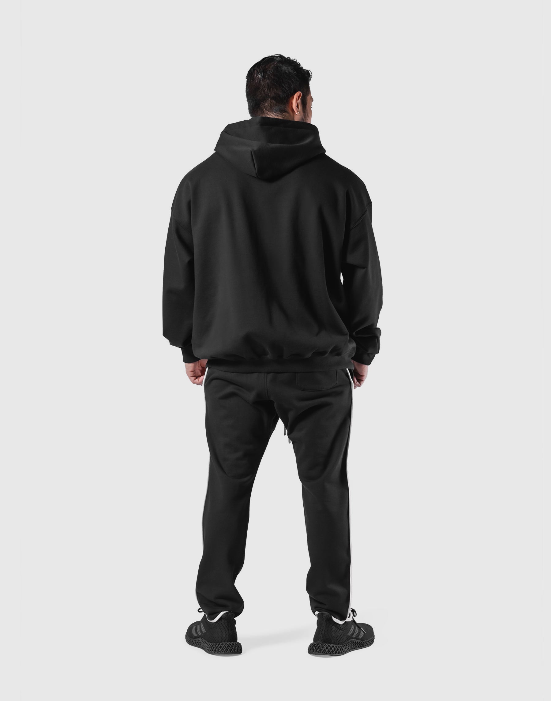 LÝFT CLUB Oversize Sweat Hoodie - Black