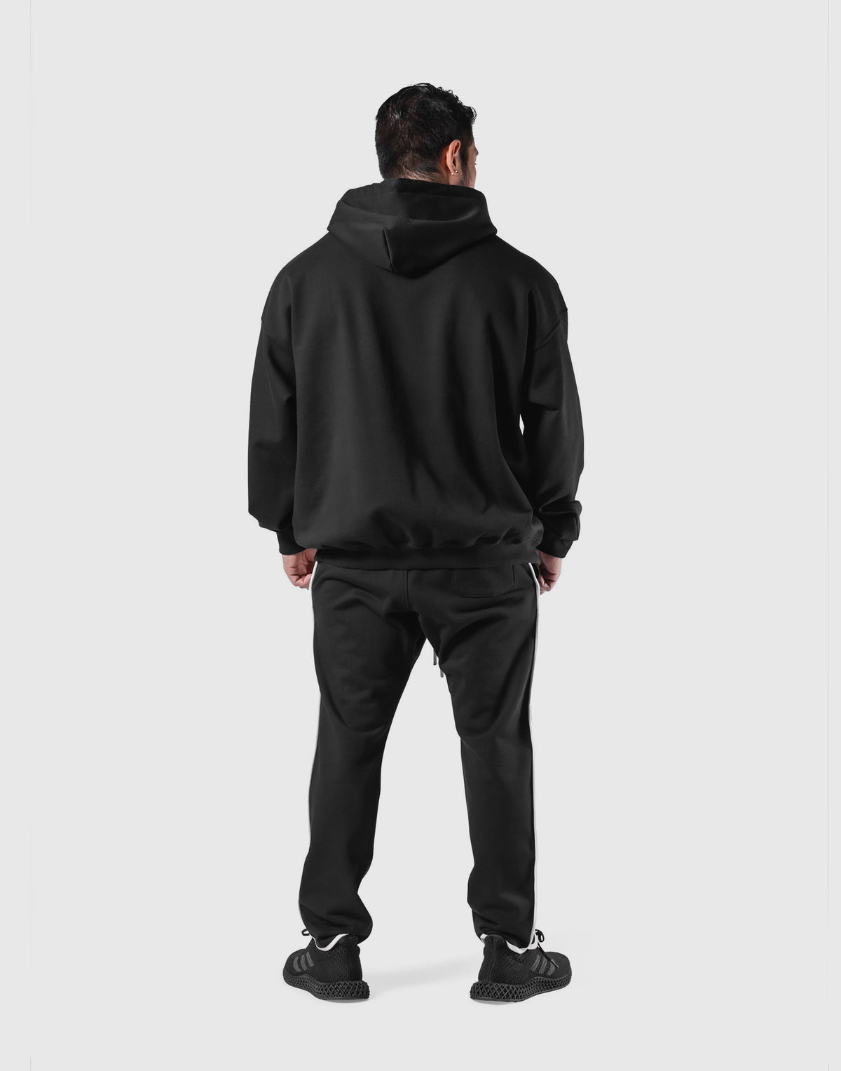 LÝFT CLUB Oversize Sweat Hoodie - Black