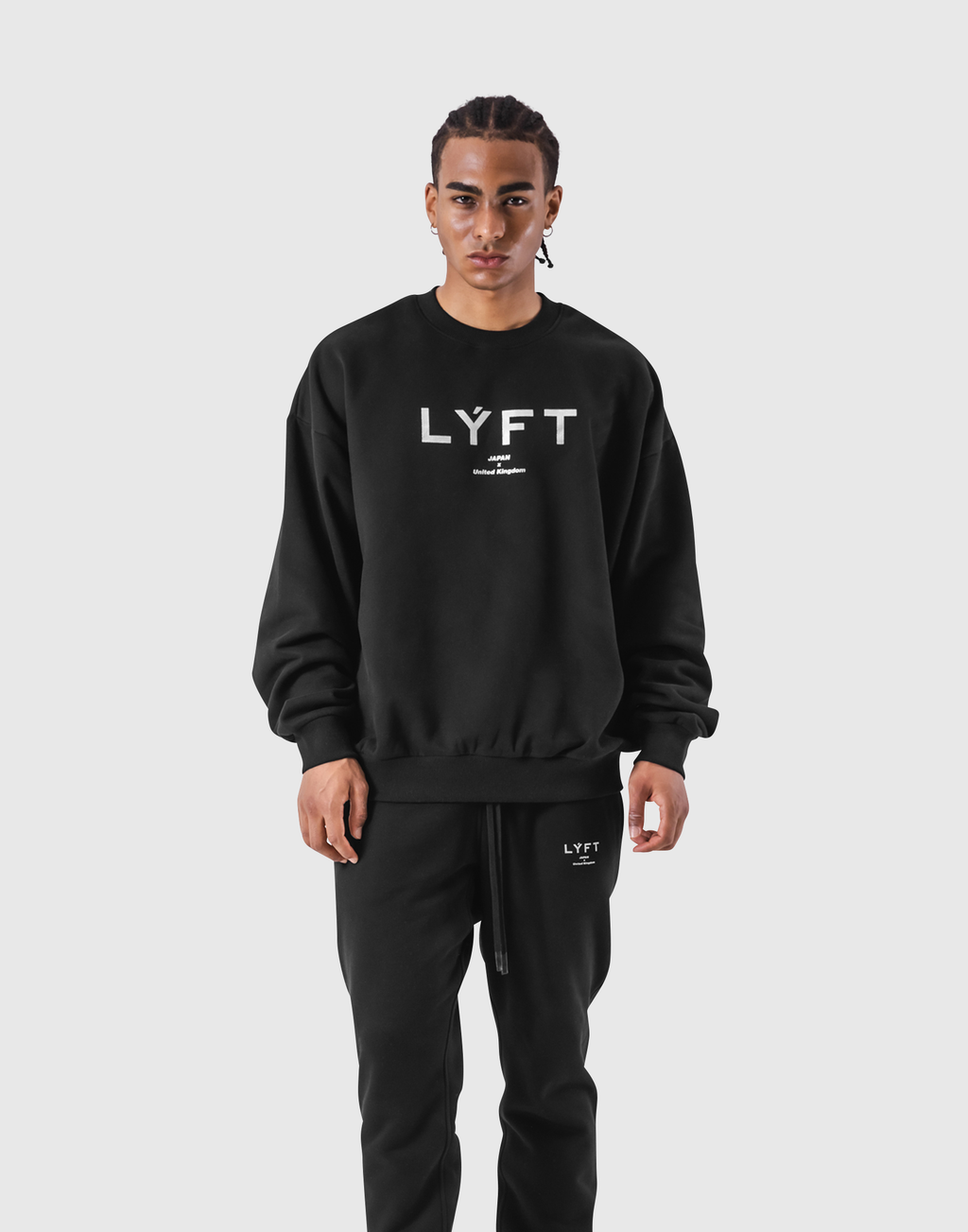 LÝFT Oversize Crew Neck Sweat - Black LÝFT Oversize Crew Neck Sweat - Black