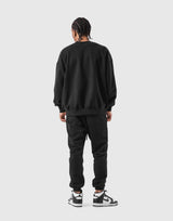 LÝFT Oversize Crew Neck Sweat - Black