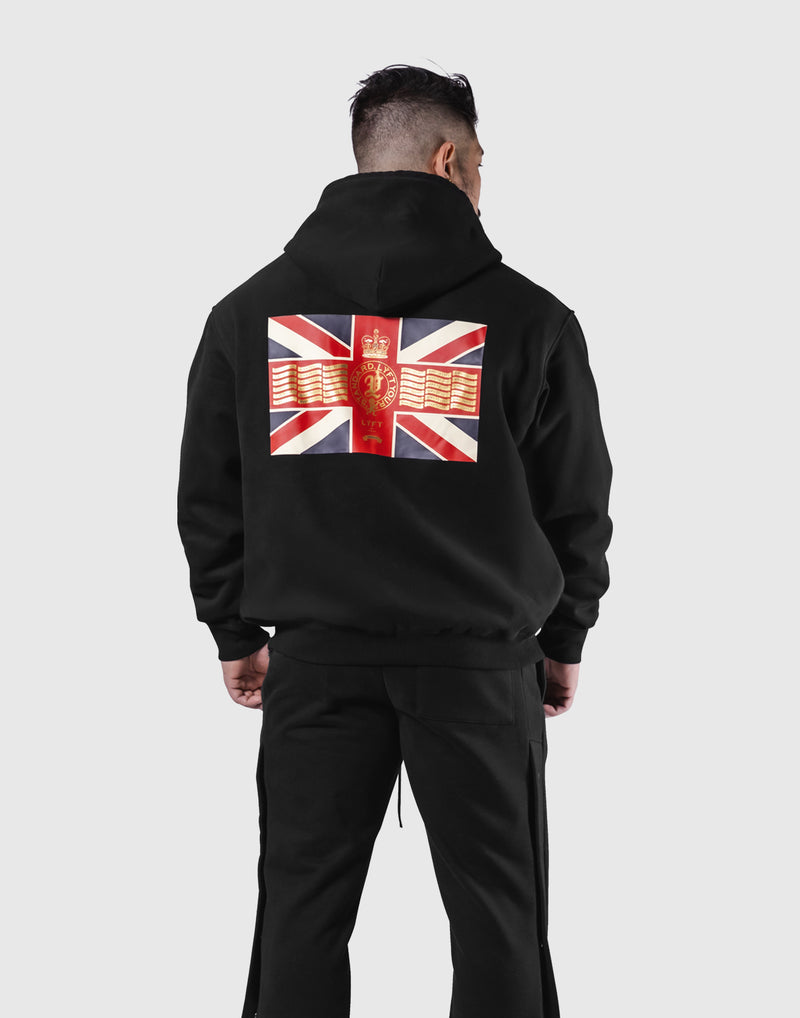 Classic Flag Zip-Up Hoodie - Black – LÝFT
