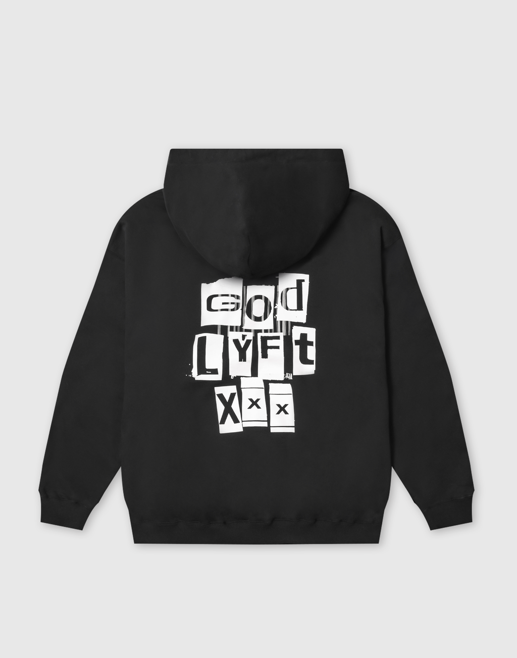 LÝFT × XXX Limited Flag Hoodie - Black