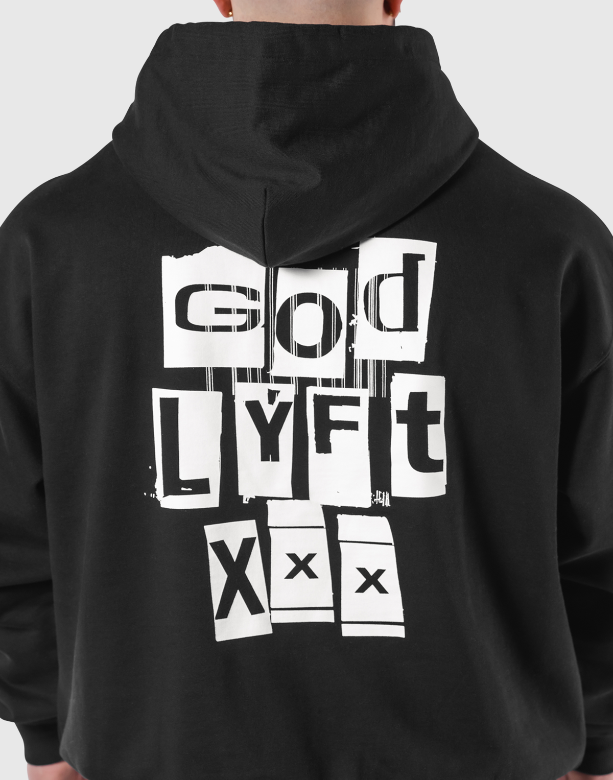LÝFT × XXX Limited Flag Hoodie - Black