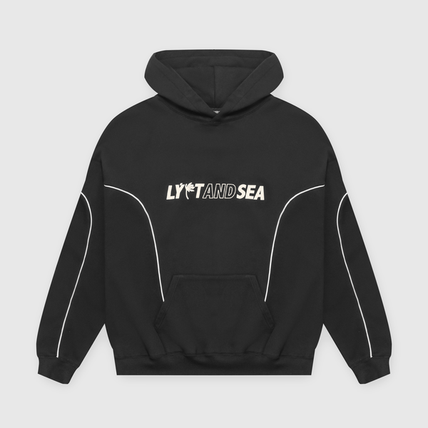 トップス WIND AND SEA Reflectivn Piping Trackvest LÝFT × WIND AND SEA Piping Sweat Hoodie - Black