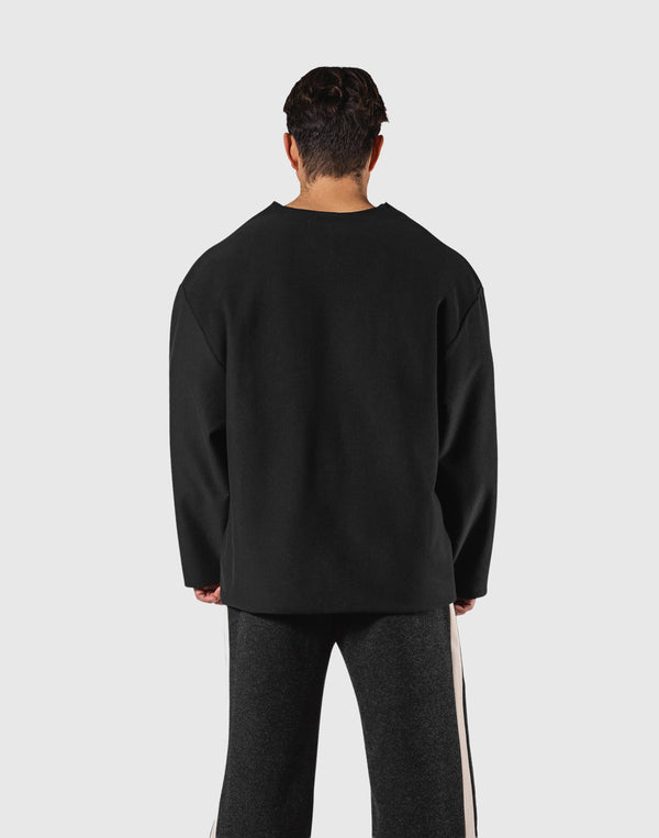 Basic Nylon Zip Up Jacket - Black – LÝFT