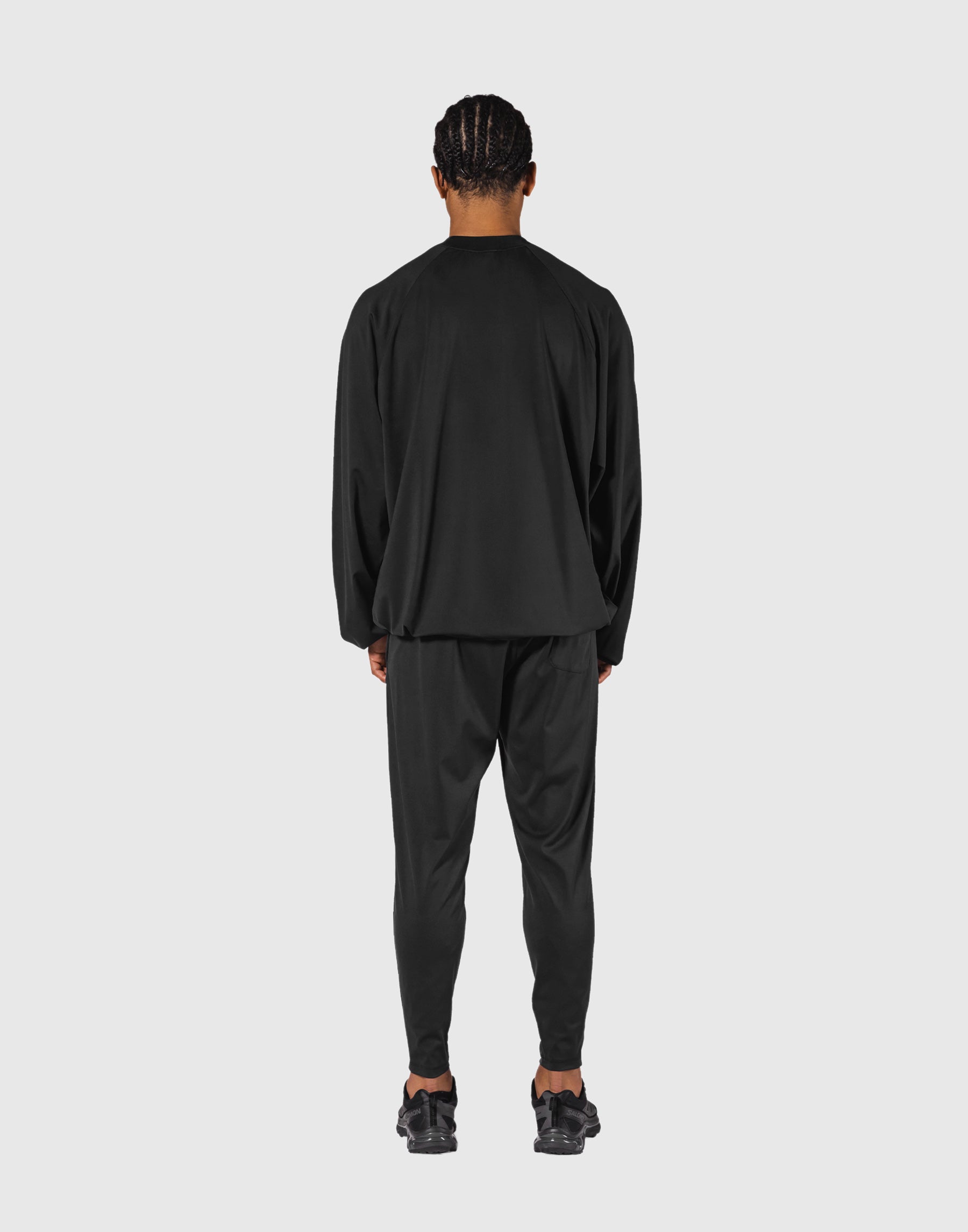 2Way Stretch Relaxed Pullover Tops - Black – LÝFT