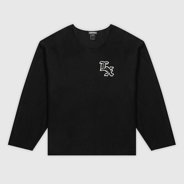 LÝFT × XXX LIMITED CUT-OFF LONG T-SHIRT LÝFT × XXX Limited Cut-Off Long T-Shirt - Black