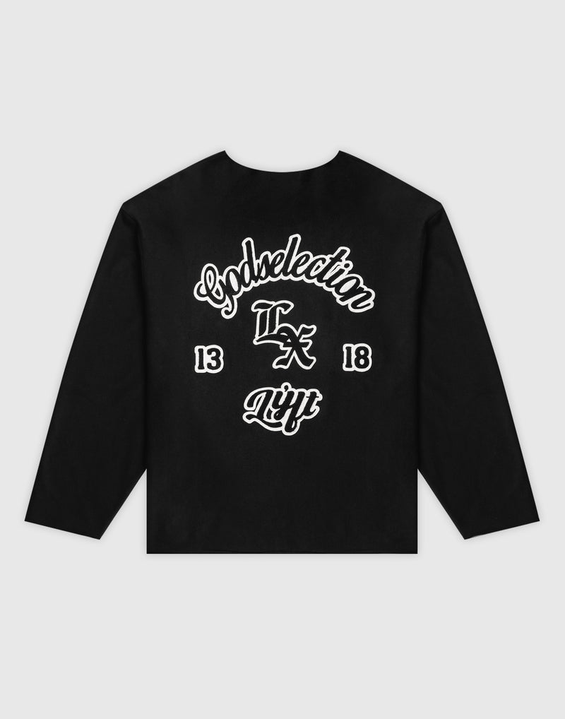 LÝFT × XXX LIMITED CUT-OFF LONG T-SHIRT LÝFT × XXX Limited Cut-Off Long T-Shirt - Black