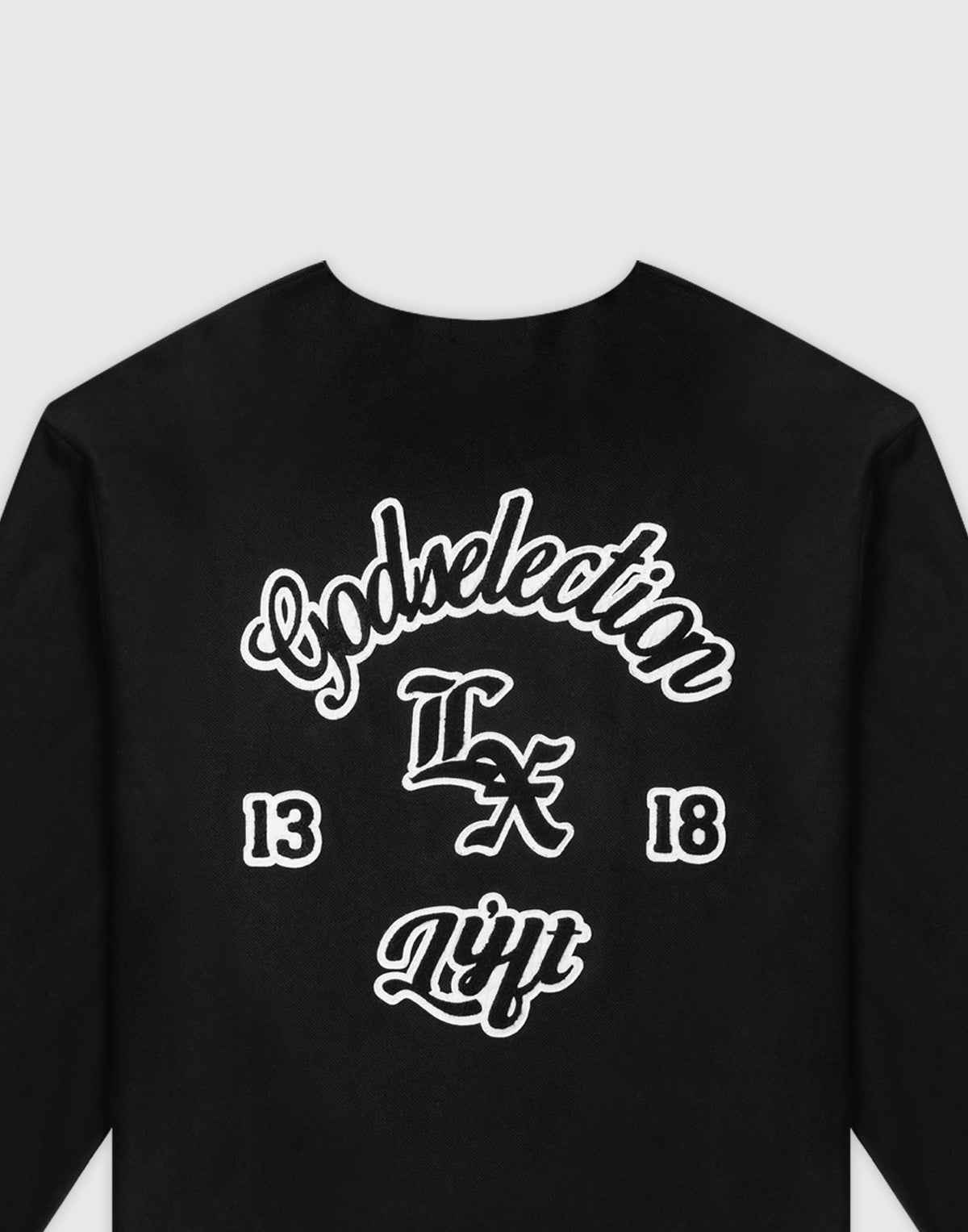 LÝFT × XXX Limited Cut-Off Long T-Shirt - Black