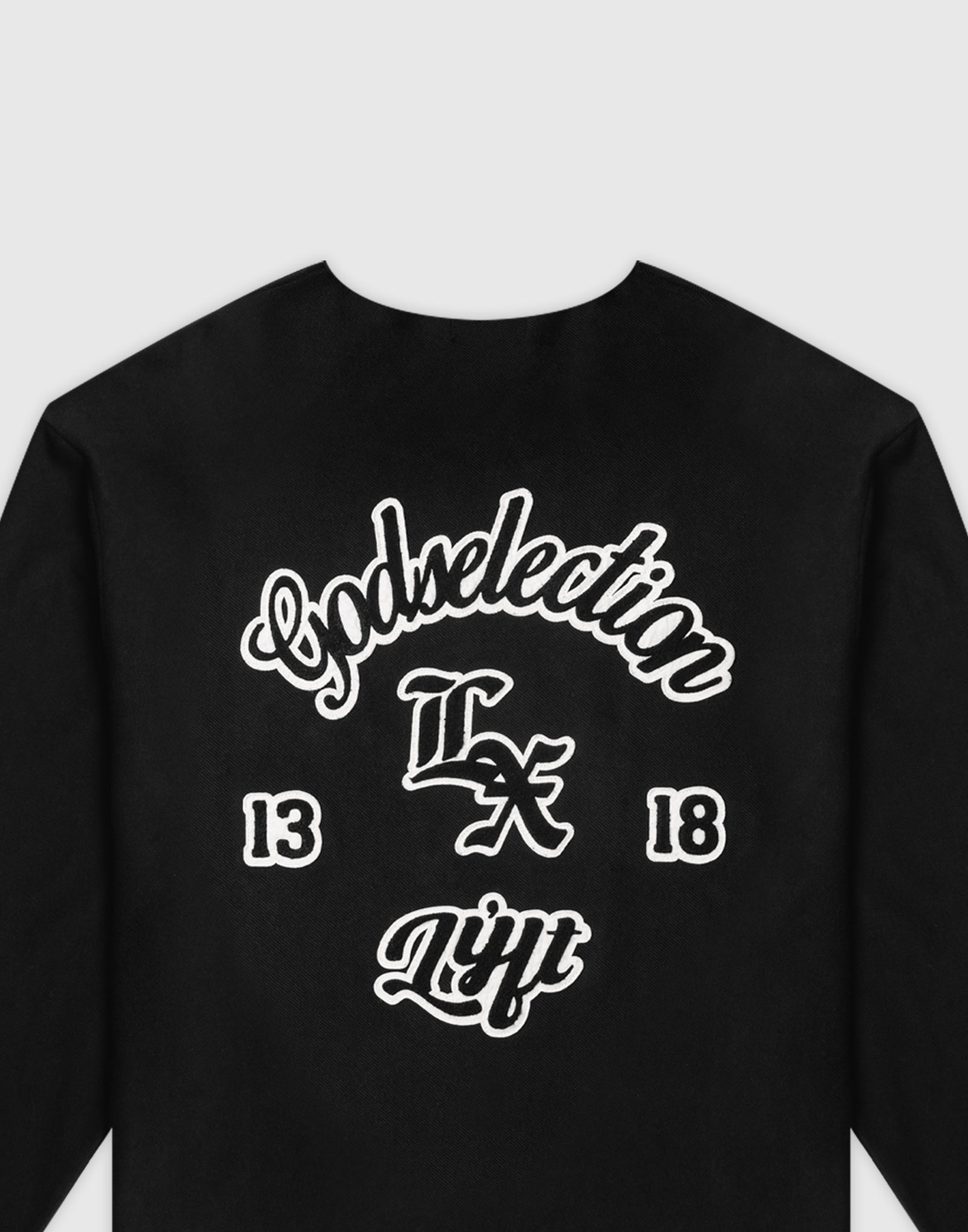 LÝFT × XXX Limited Cut-Off Long T-Shirt - Black