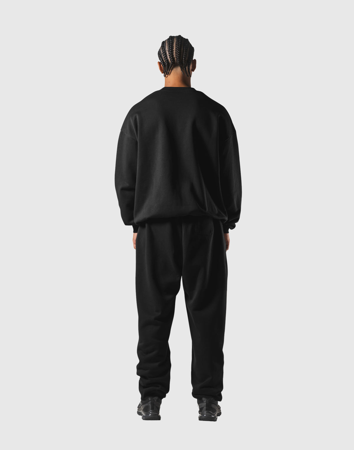 One Point LÝFT Oversize Crewneck Sweatshirt - Black