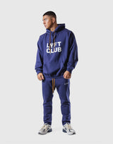 LÝFT CLUB Oversize Sweat Hoodie - Navy