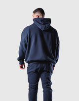 Y Oversize Sweat Hoodie - Navy