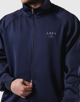 Logo Line Track Jacket - Navy