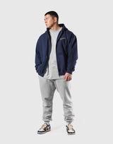 Classic Flag Zip-Up Hoodie - Navy