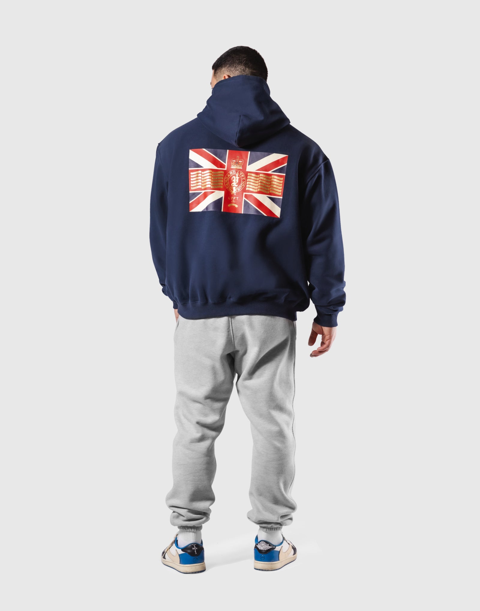 Classic Flag Zip-Up Hoodie - Navy – LÝFT