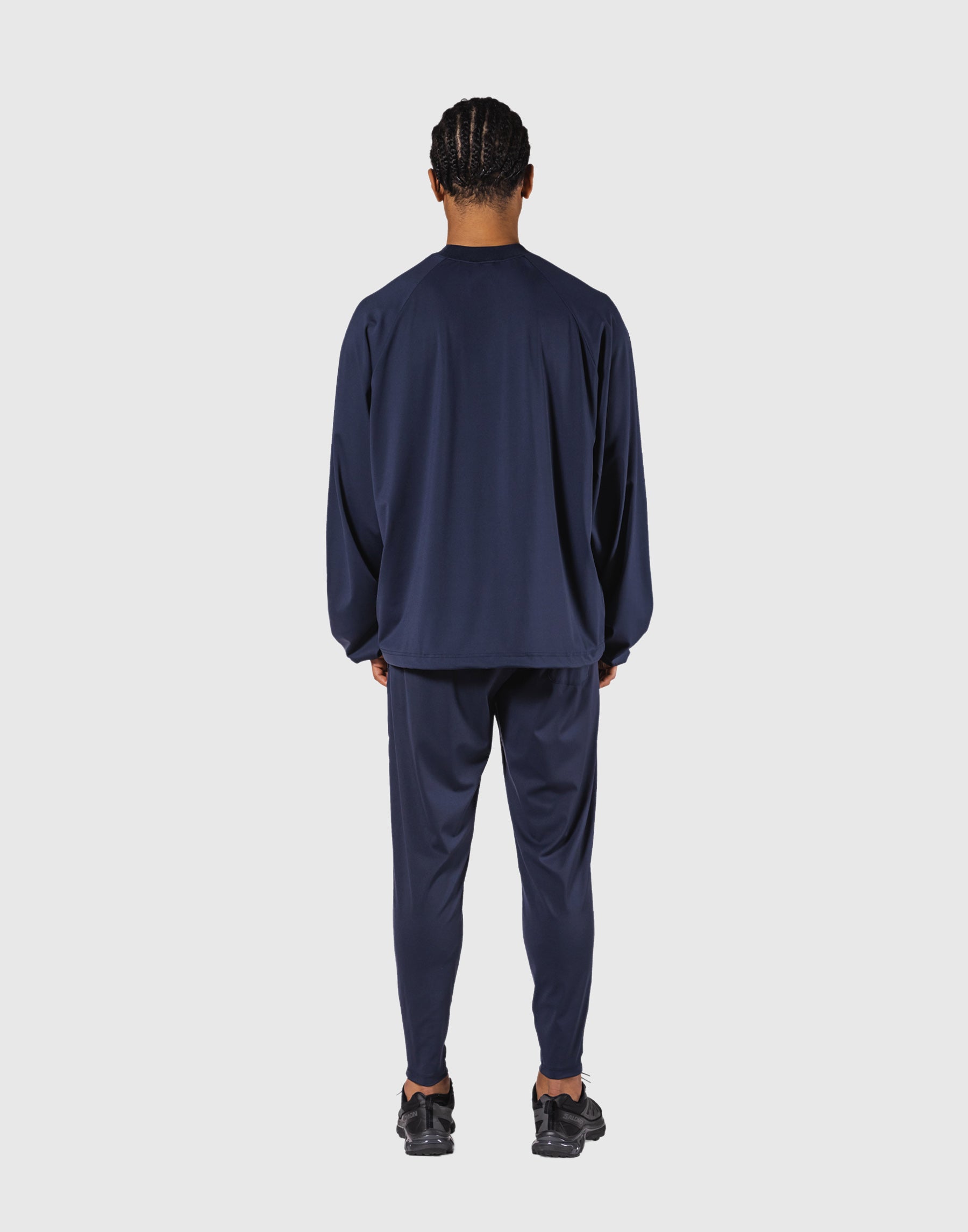 2Way Stretch Relaxed Pullover Tops - Navy – LÝFT