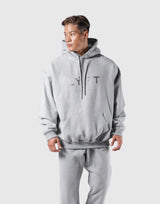 New Flag Oversize Sweat Hoodie - Grey