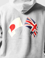 New Flag Oversize Sweat Hoodie - Grey