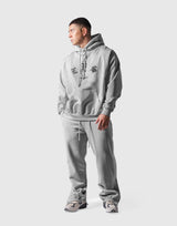 Old English Sweat Hoodie - Grey