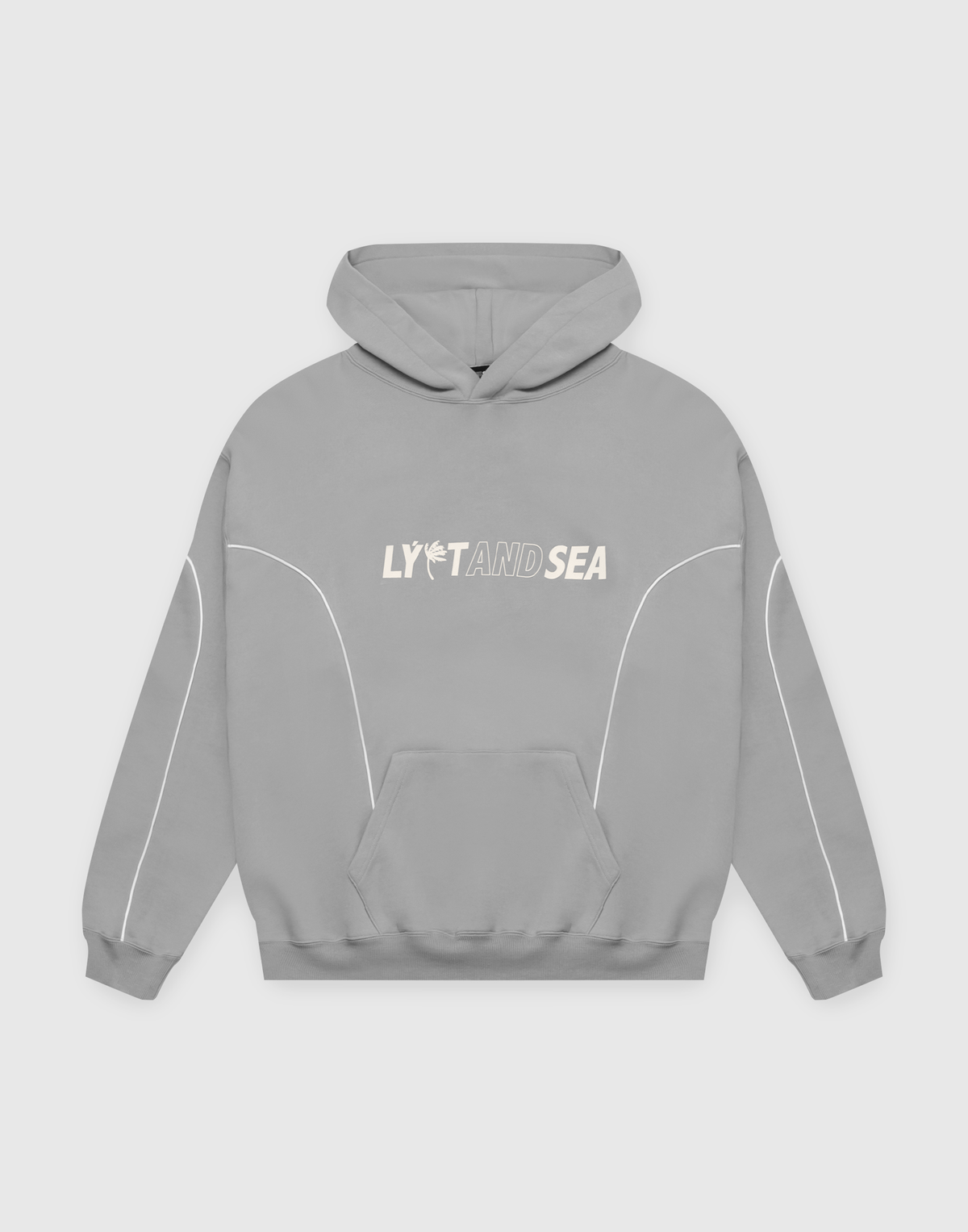 LÝFT × WIND AND SEA Piping Sweat Hoodie - Grey