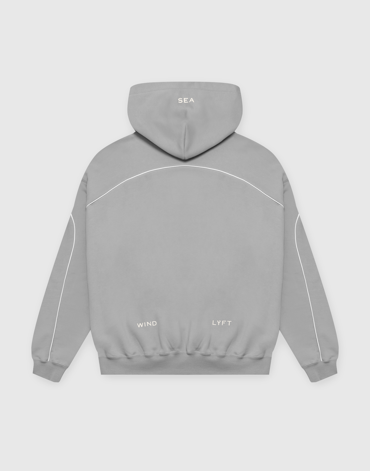 LÝFT × WIND AND SEA Piping Sweat Hoodie - Grey