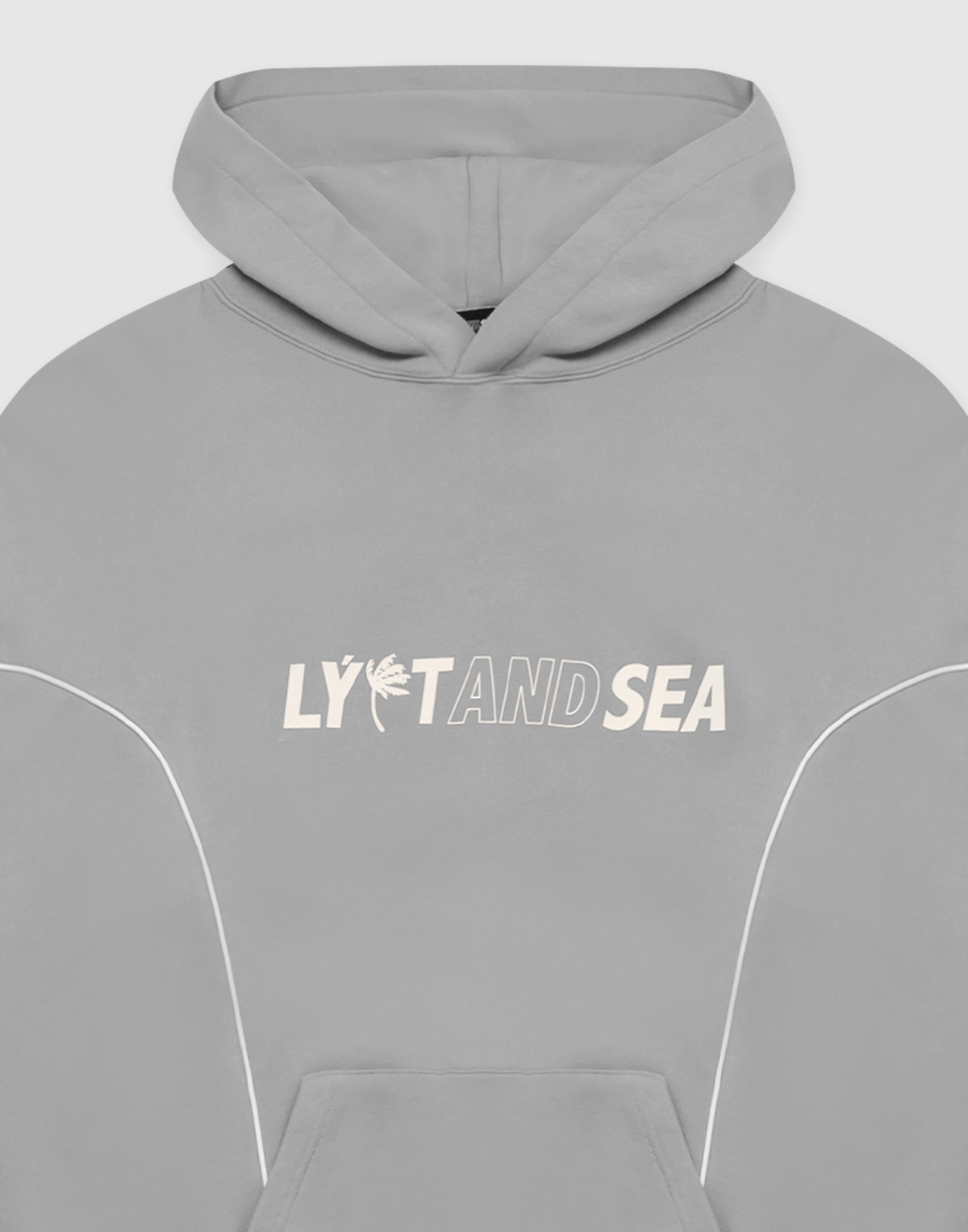 LÝFT × WIND AND SEA Piping Sweat Hoodie - Grey