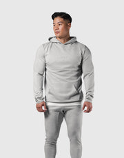Standard Fit Stretch Pullover Hoodie - Grey