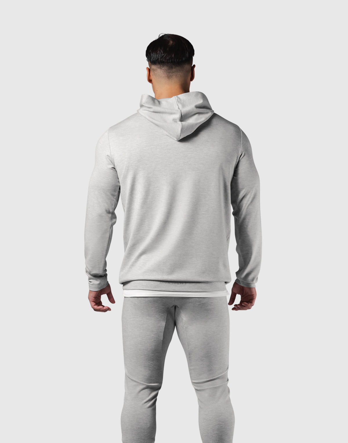 Standard Fit Stretch Pullover Hoodie - Grey