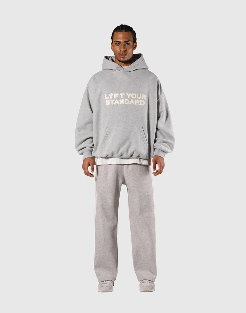 Pile Wappen Oversize Hoodie - Grey – LÝFT