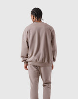 LÝFT Oversize Crew Neck Sweat - Beige