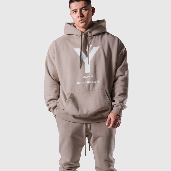 Y Oversize Sweat Hoodie - Beige – LÝFT