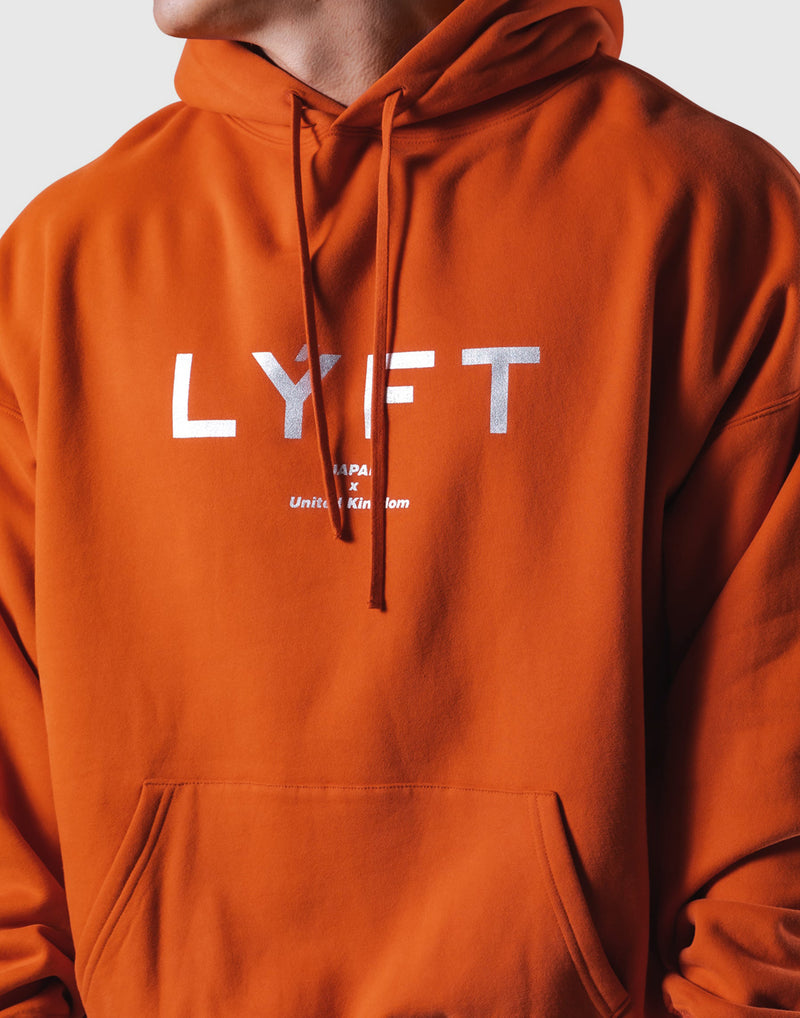 New Flag Oversize Sweat Hoodie - Orange – LÝFT