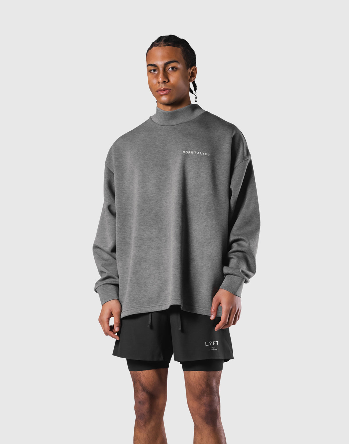 Basic Nylon Zip Up Jacket - D.Grey – LÝFT