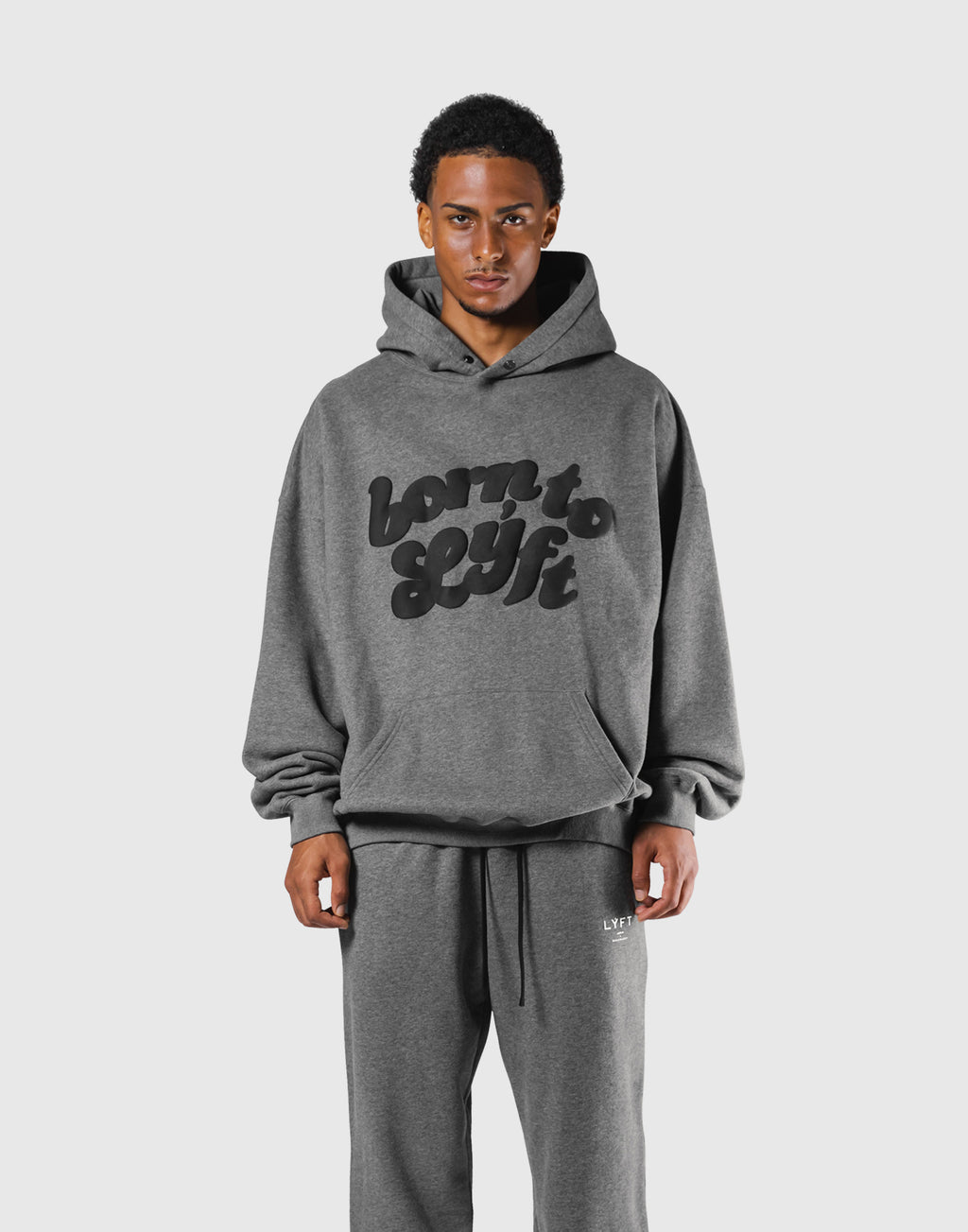 Old Born To LÝFT Hoodie - D.Grey