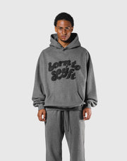 Old Born To LÝFT Hoodie - D.Grey