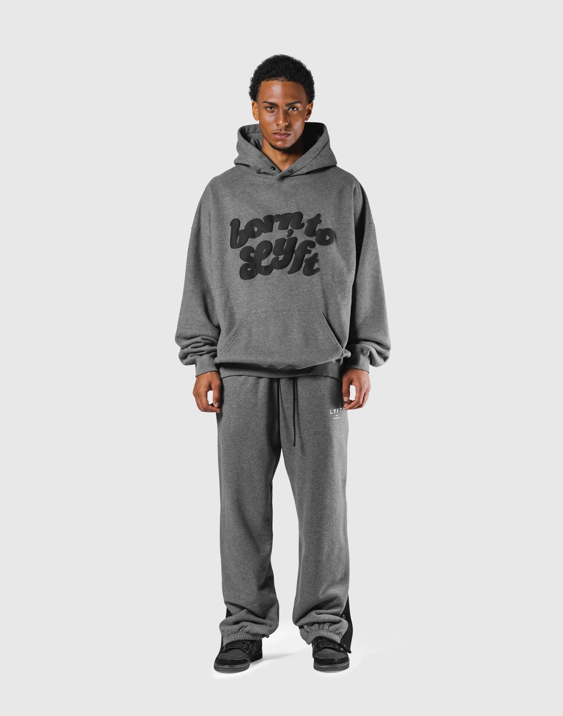 Old Born To LÝFT Hoodie - D.Grey